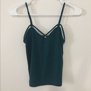 Forever 21 dark turquoise crop top